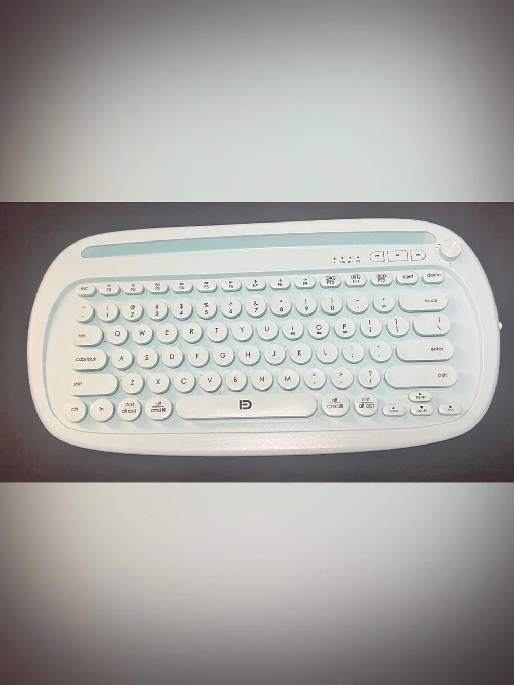 Bluetooth Keyboard Typewriter Style